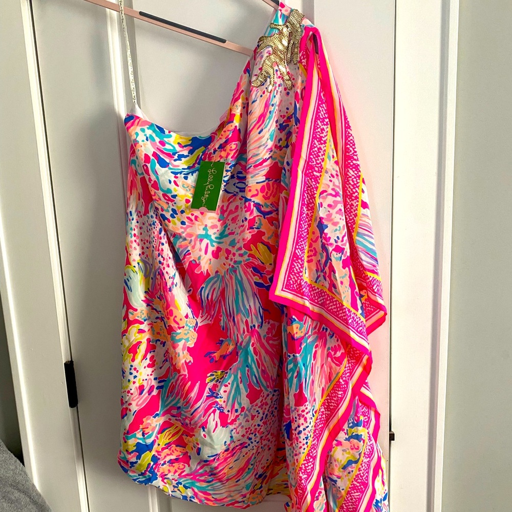Lilly Pulitzer Marlee One Shoulder Dress